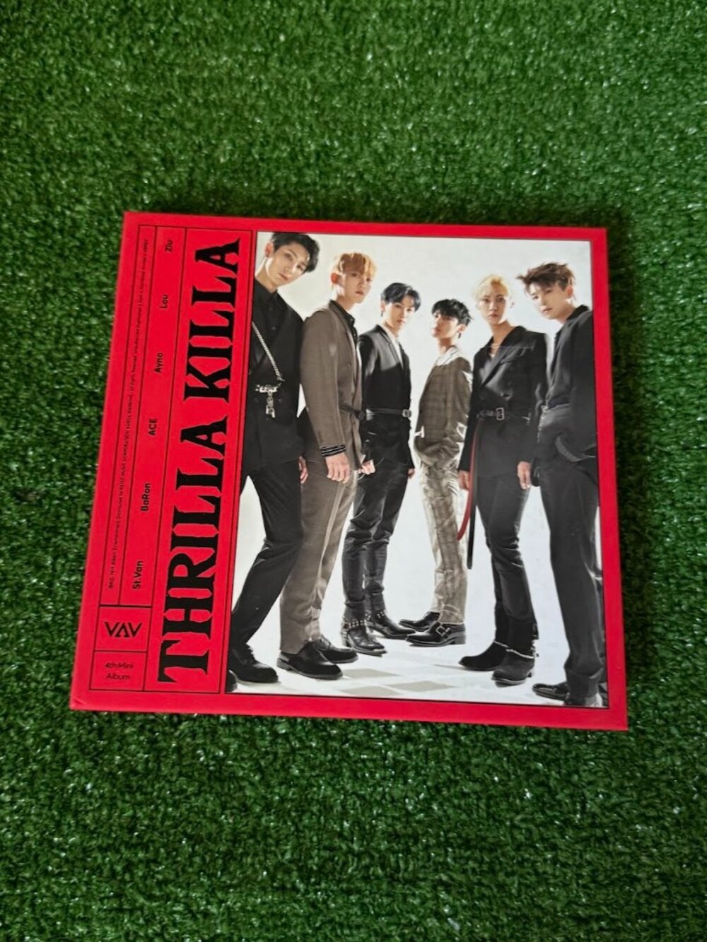 VAV Thrilla Killa 4th Mini Album CD Photobook Postcard K-Pop Ateam 2019